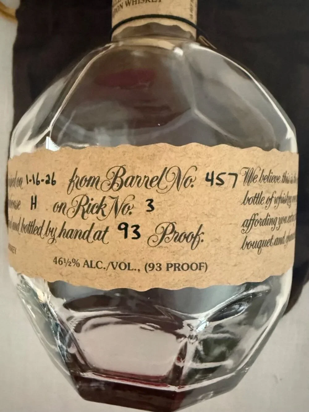 Blanton's Empty 750ml Bourbon Bottle S Horse Stopper Box Bag Collectible